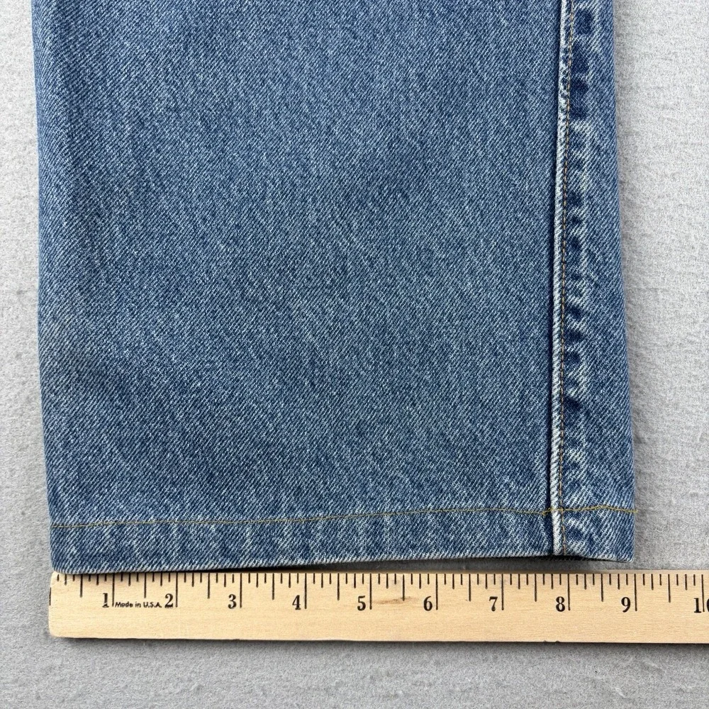 Vintage 1998 Levi's 540 Orange Tab Relaxed Jeans 44x36 (Fits 44x34)